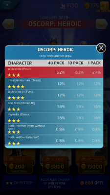 The drop table in the new card store.