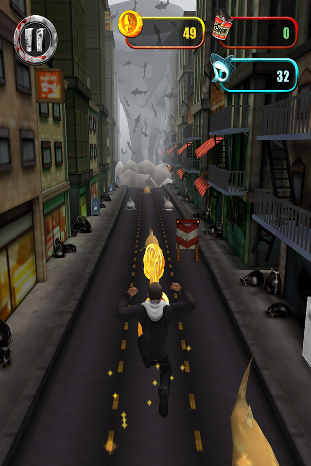 Sharknado street scene