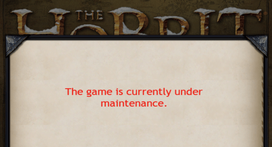 Kingdoms of Middle-earth under maintenance