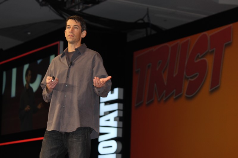 Ted Price of Insomniac Games admitted making mistakes and showed the audience how to learn from them at Dice in 2014.
