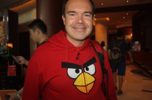 Peter Vesterbacka of Angry Birds maker Rovio was seeking deals and dealmakers at the Kerry Hotel.