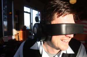My work for CES started with pre-briefings like one with Avegant, the maker of the Glyph virtual display. #CES2014