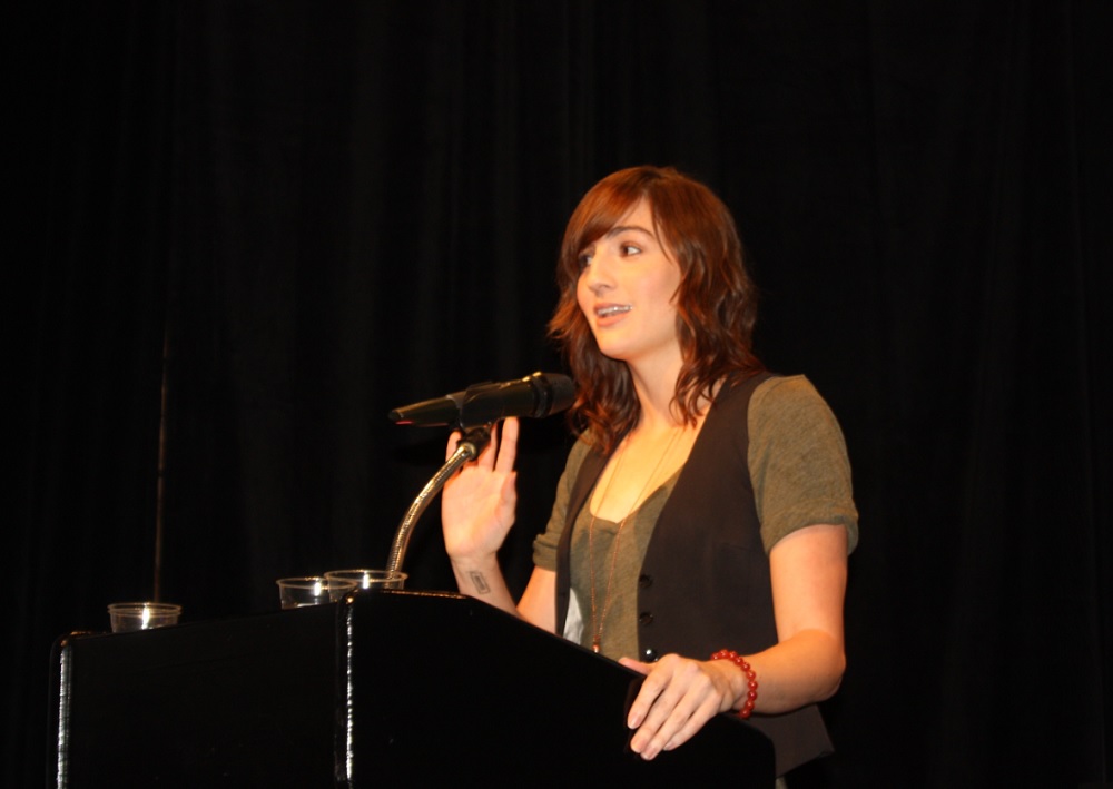 Allison Haislip, actress and host of the IMGA awards.