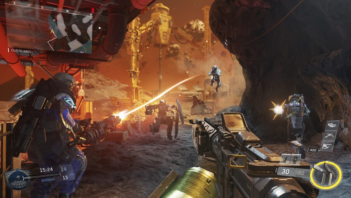 Scorch multiplayer map in Call of Duty: Infinite Warfare.