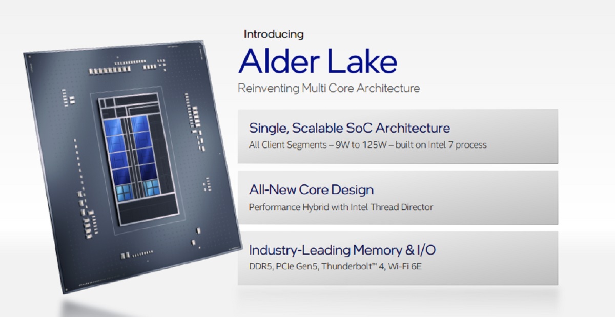 Alder Lake combines Intel's power efficient and high-performance chip designs.