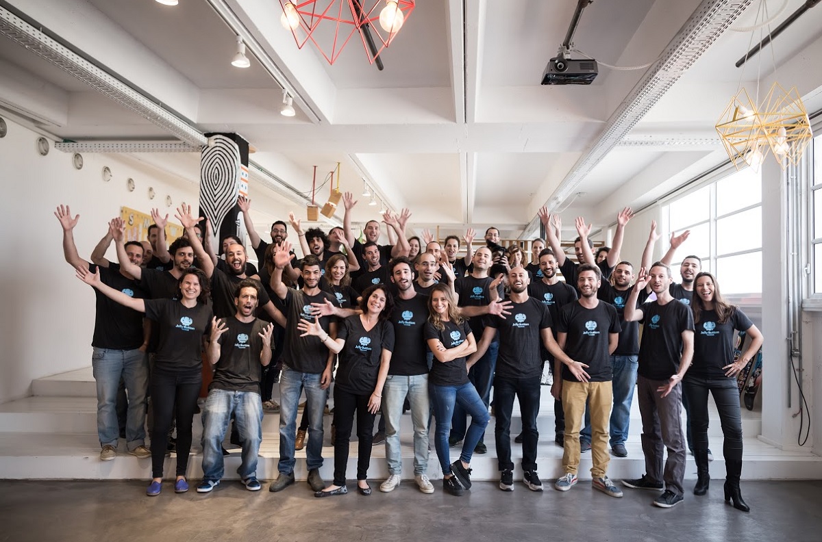 Jelly Button has a staff of 40 in Tel Aviv.