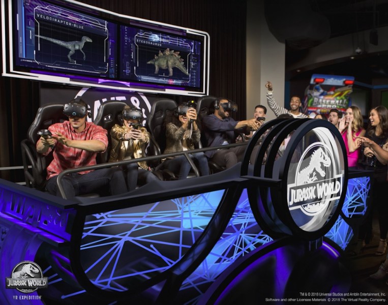 Jurassic world VR Expedition