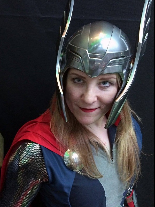 Watch out for Kate Edwards' hammer.
