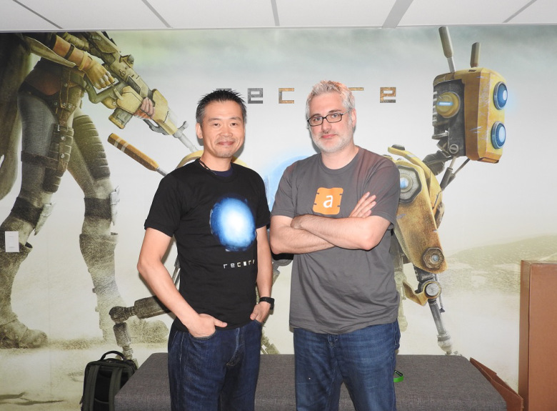 Keiji Inafune and Armature's Mark Pacini