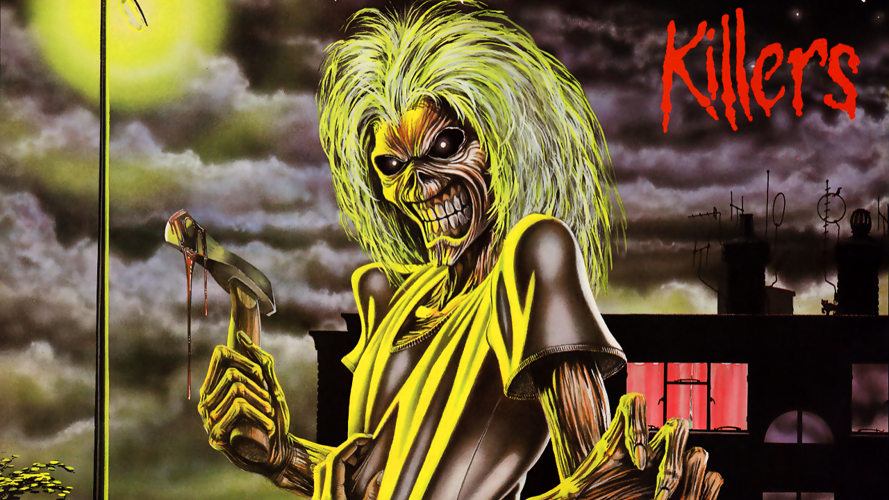 Eddie from the band's second album, Killers. This is often considered his most classic appearance.