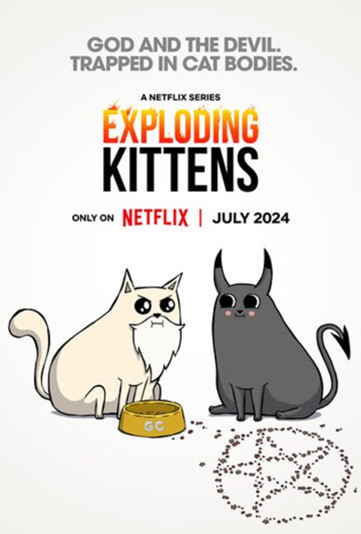 Exploding Kittens explode onto Netflix.