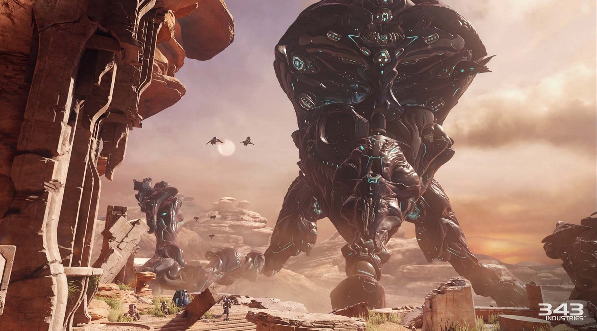 The Kraken warship is one of the big boss obstacles in Halo 5: Guardians.