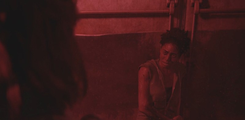 In this scene with Nora, we don't get a choice in The Last of Us Part II.