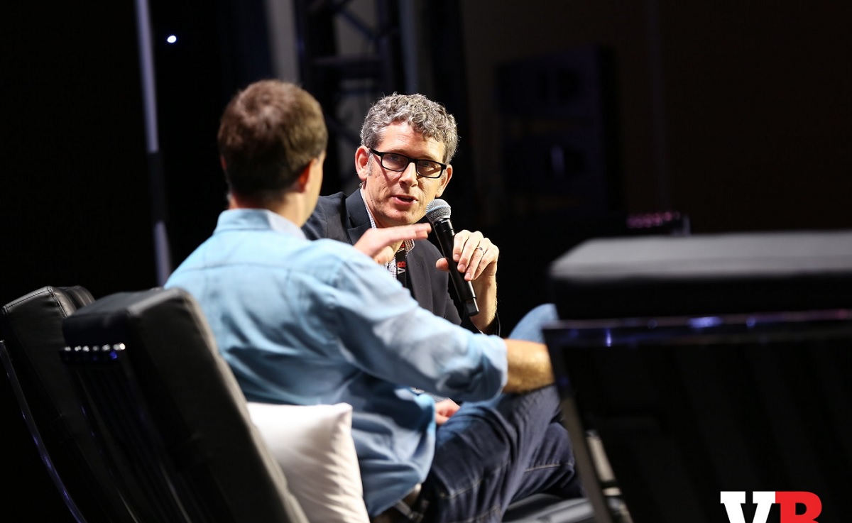 Lee Jones of Google and Matt Marshall of VentureBeat.