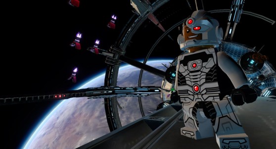 A cyborg in Lego Batman 3: Beyond Gotham