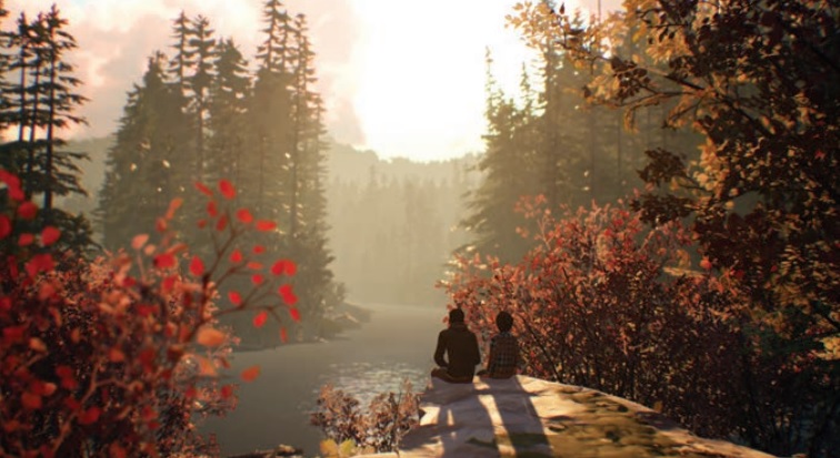 Enjoying the outdoors in Life is Strange 2.