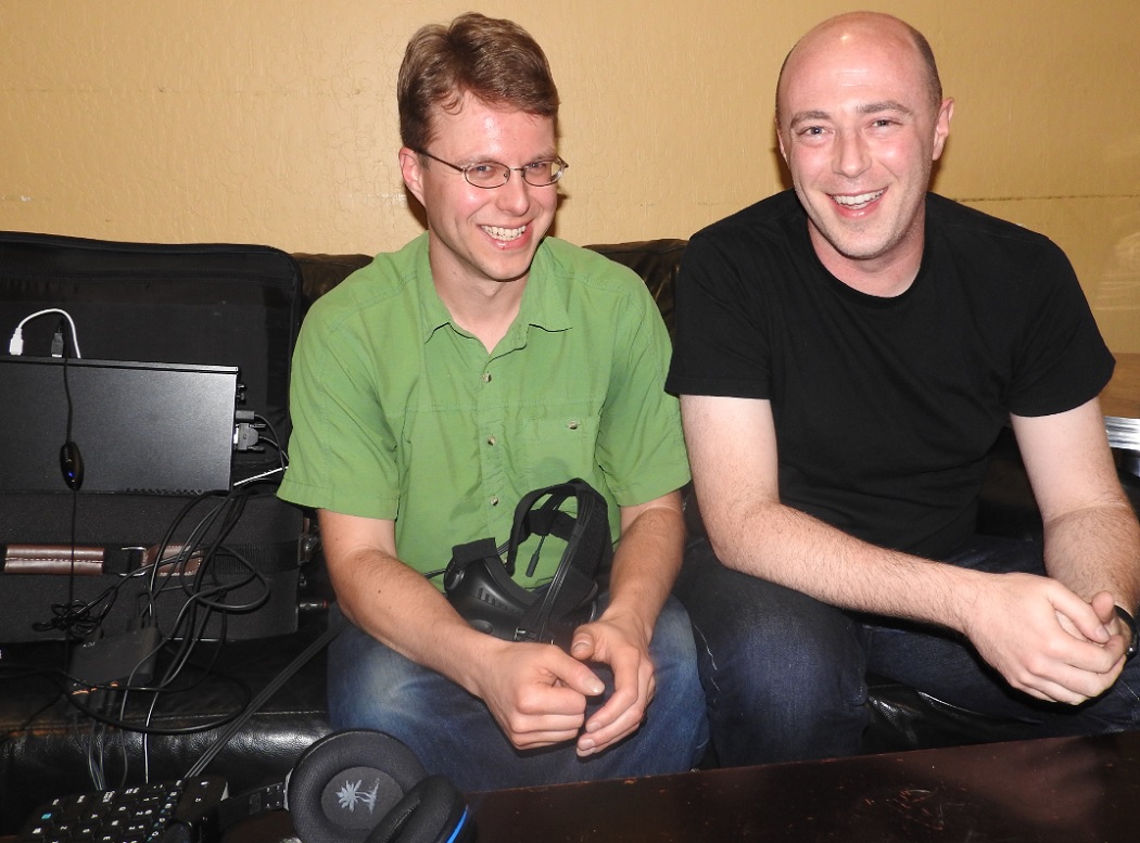 Tom Sanocki (left) of Limitless and Mark Walsh of Motional.