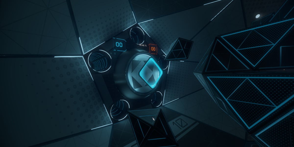 The multiplayer arena in Lone Echo.