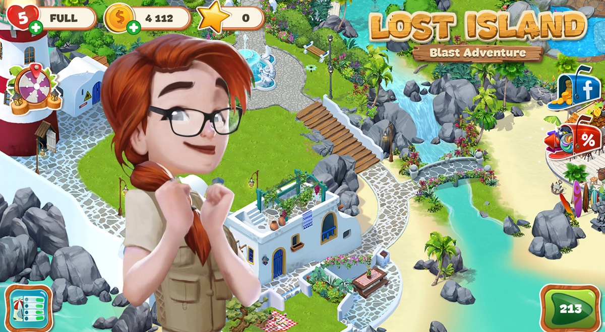 Lost Island: Blast Adventure has a long narrative to engage blast players.