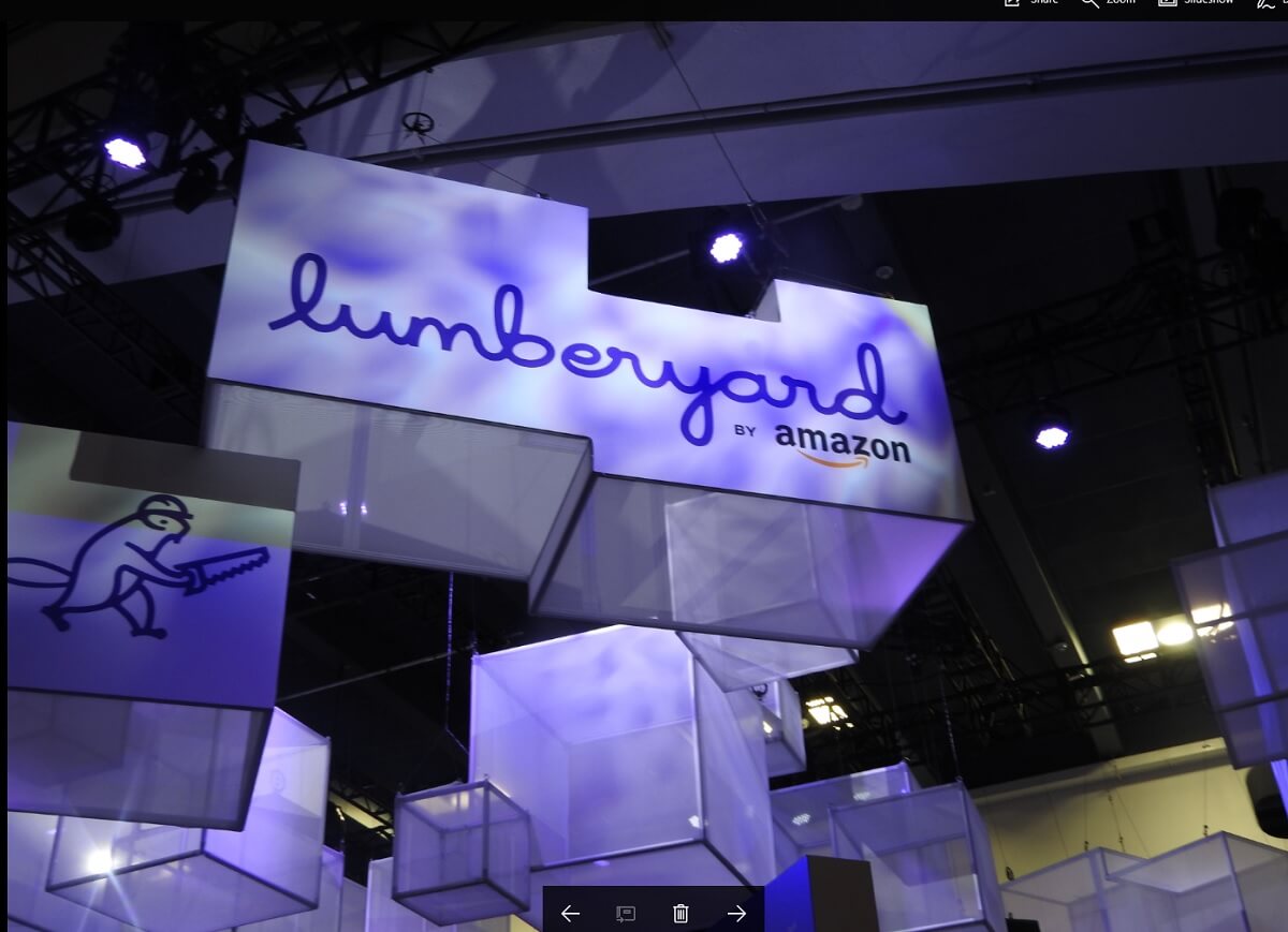Amazon booth at GDC 2017.