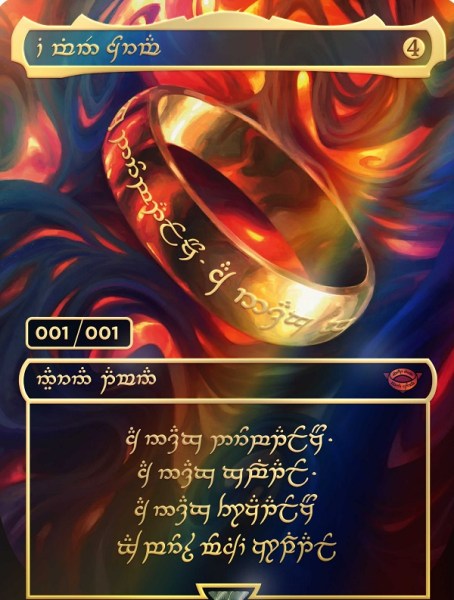 Magic: The Gathering has a Lord of the Rings