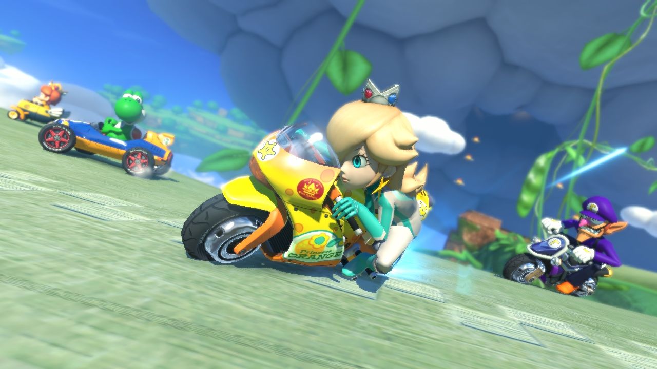 Mario Kart 8 in action for Wii U.