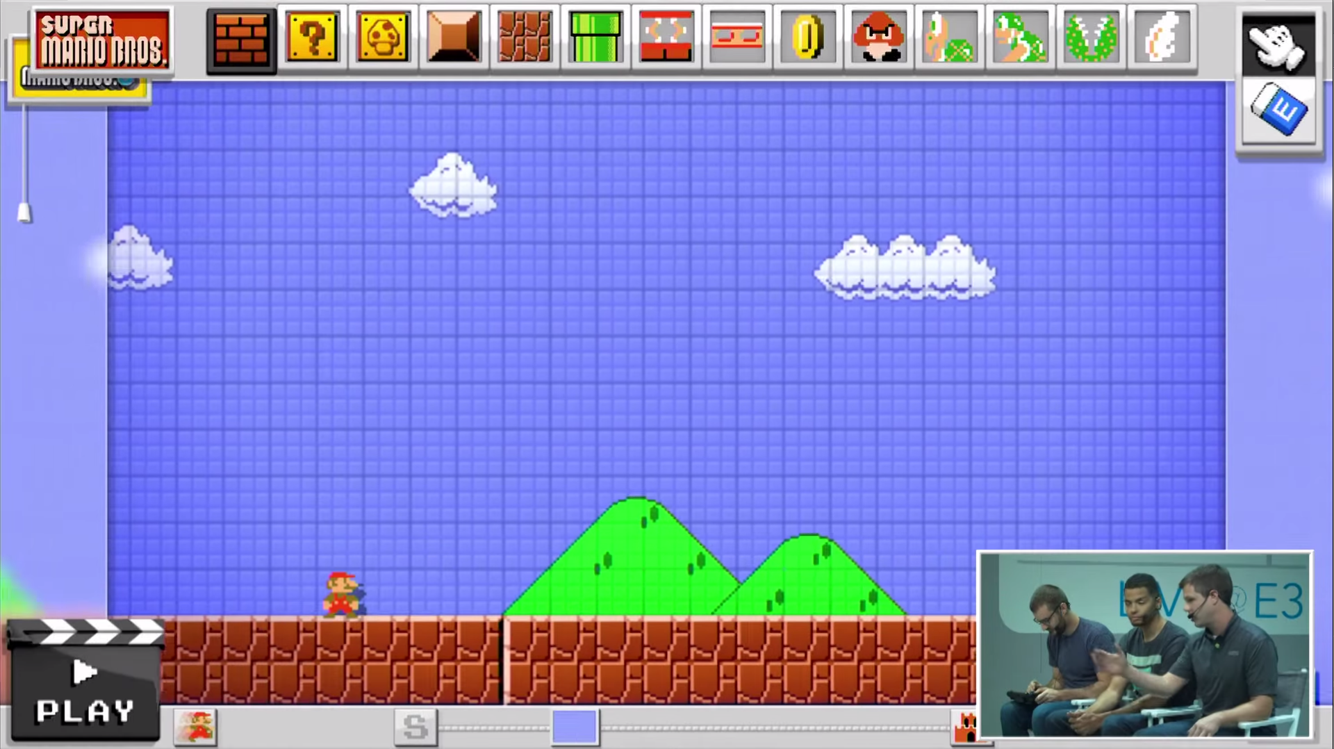 Nintendo demonstrates Mario Marker live at E3 on Twitch.