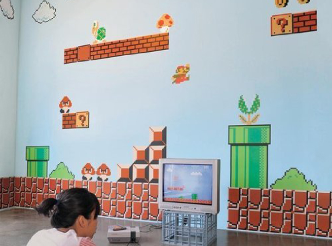 Mario wall stickers