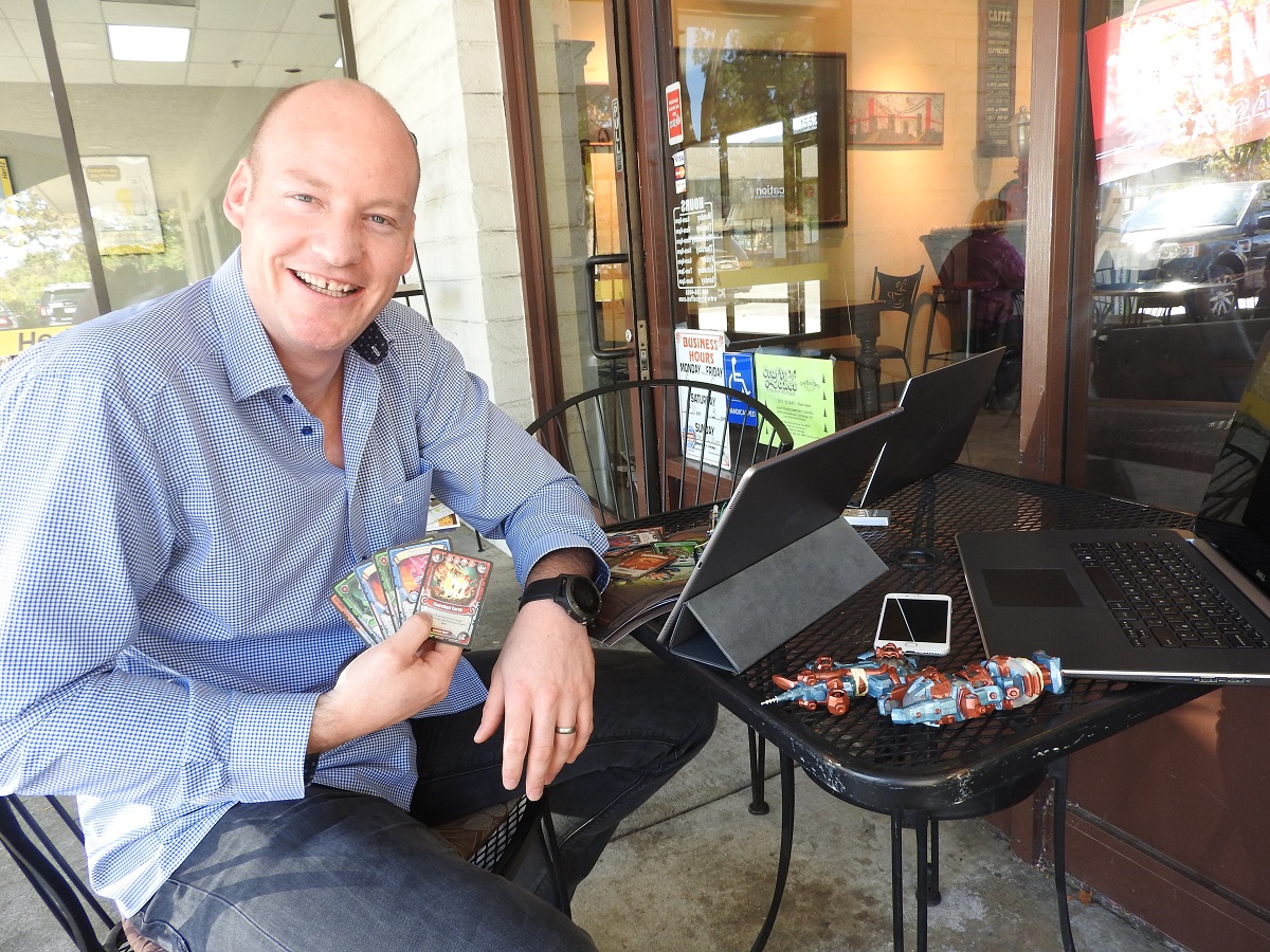 Mark Gerhard, CEO of PlayFusion, makers of Lightseekers.