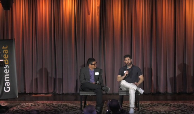 Matthew Ball, CEO of Epyllion, talks with Dean Takahashi at our Hollywood and Games event in December.