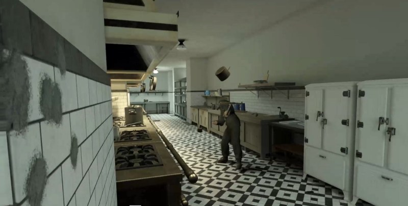 Yes, you can throw a pot at a Nazi in Medal of Honor: Above and Beyond.