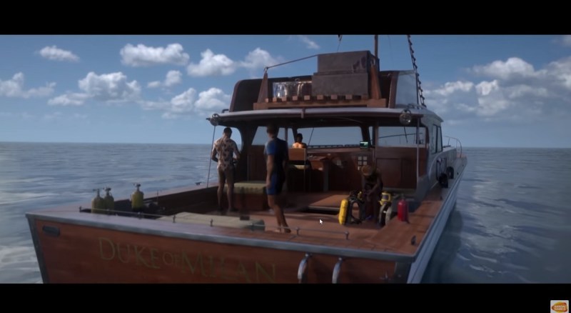 Man of Medan takes place on the high sea.