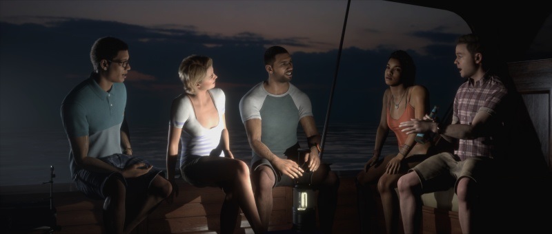 The five main characters of Man of Medan.