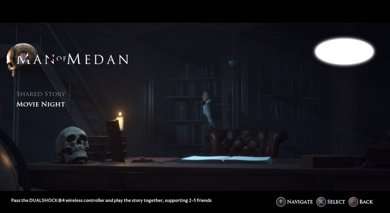 In movie night mode, 5 players can play Man of Medan in offline mode.