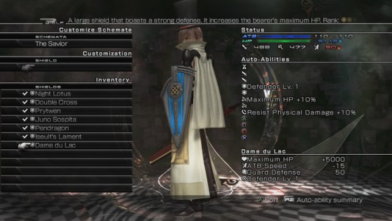 Lightning Returns - Schemata Menu