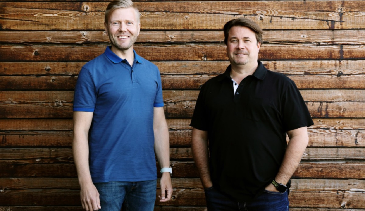 Metacore founders Mika Tammenkoski and Aki Jarvilehto.