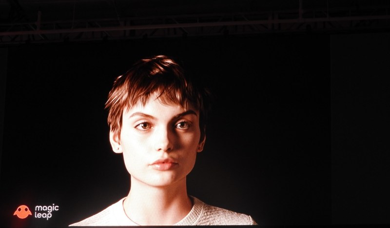 Mica is a digital human created by Magic Leap.