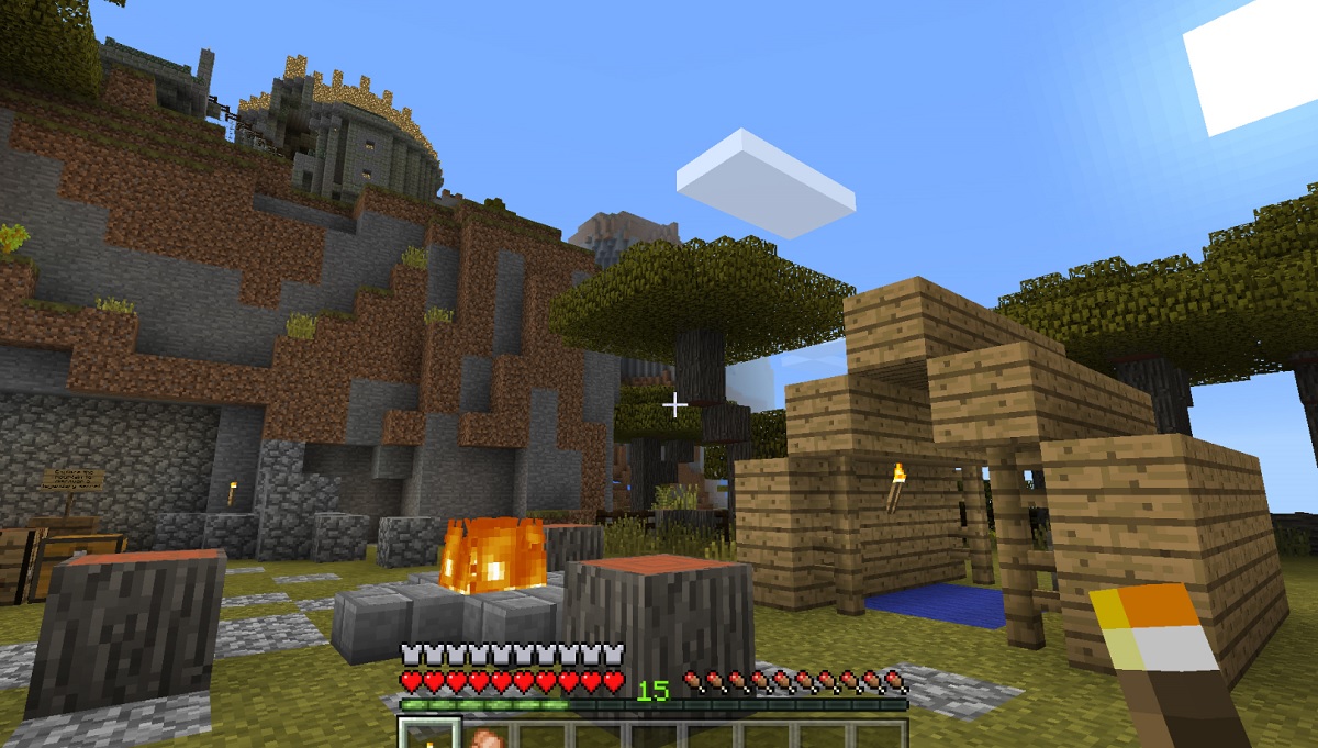 Minecraft in Oculus Rift