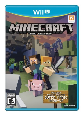 Minecraft: Wii U Edition's box.