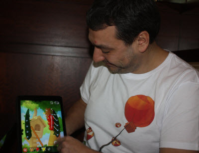 Misha Lyalin of Zeptolab demos Cut the Rope 2.