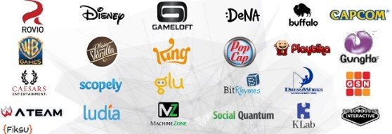 Mobile game publishers