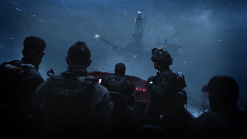 Call of Duty: Modern Warfare II features good water simulations.
