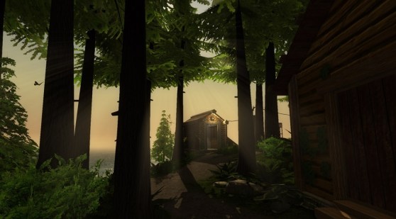 Buildings on Myst Island