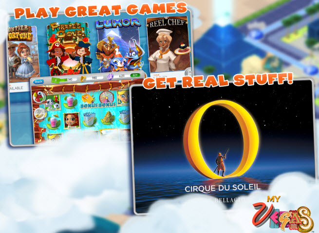 MyVegas rewards include free shows with Cirque du Soleil.