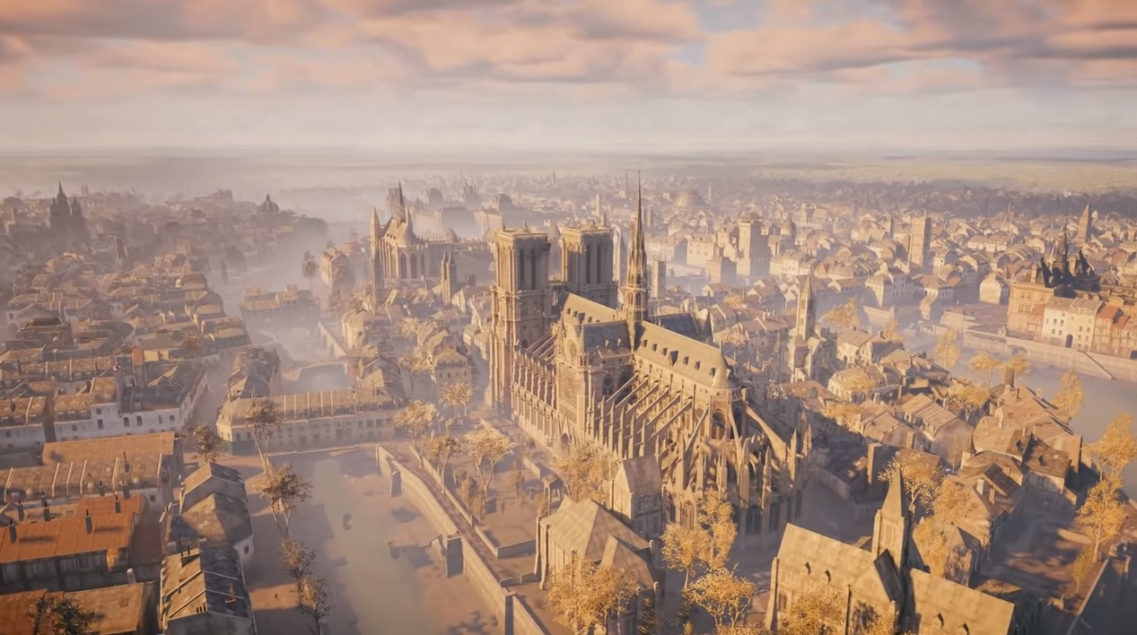Notre Dame as it once was.