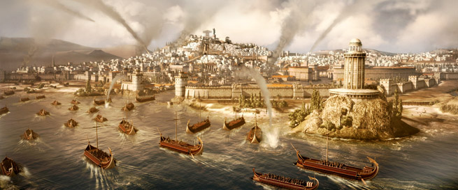 Naval invasion in Total War: Rome II