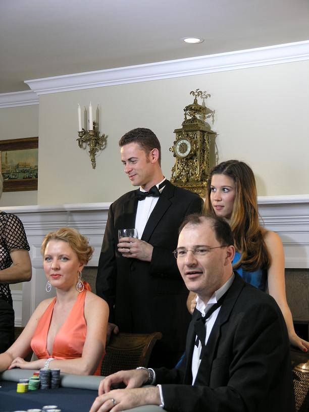 Nick Berry at the poker table.