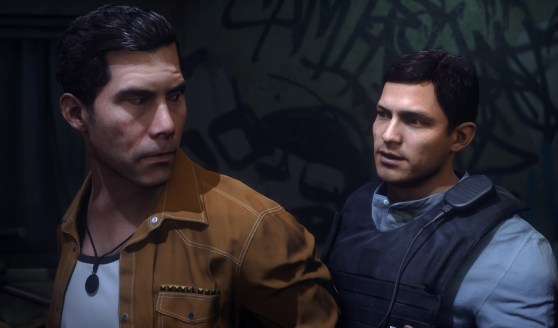 Nick arrests a suspect in Battlefield Hardline