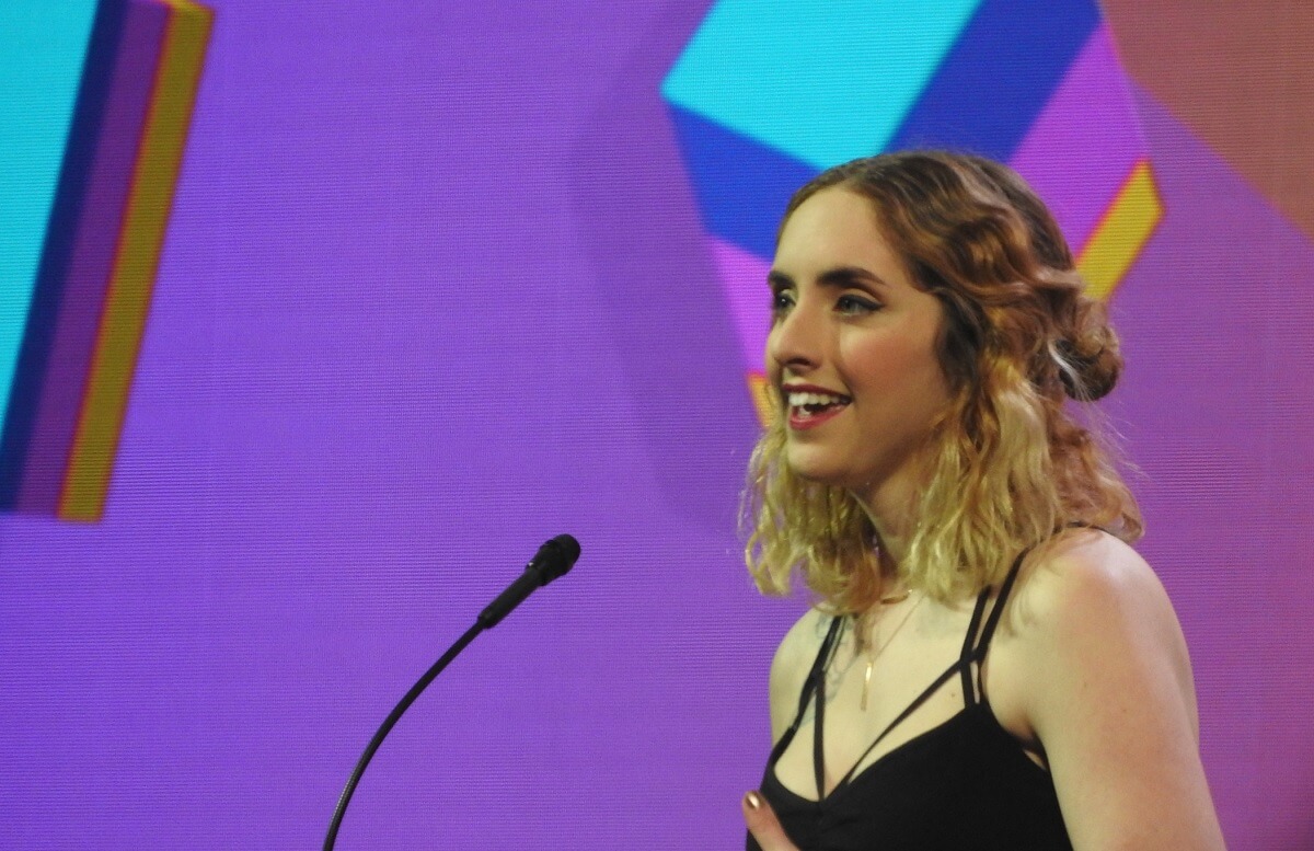 Nina Freeman at the IGF Awards.