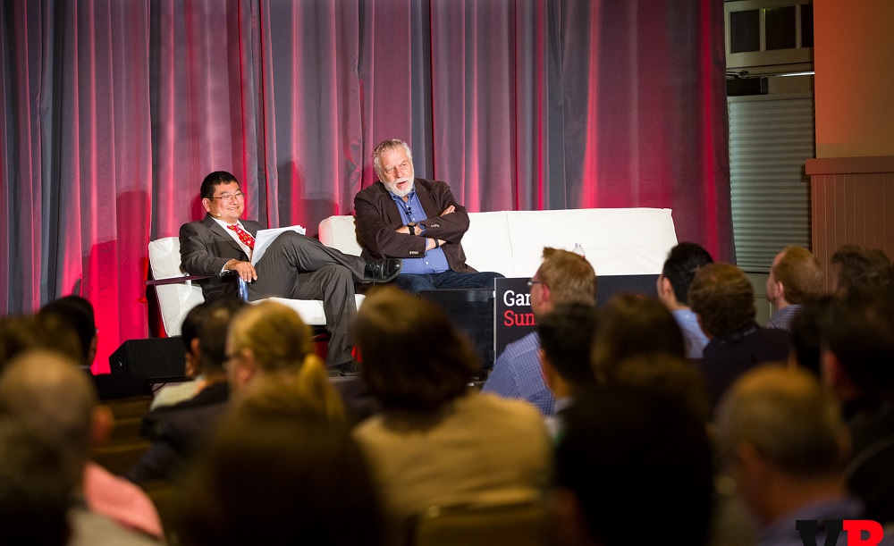 Nolan Bushnell, founder of Atari, at GamesBeat Summit.